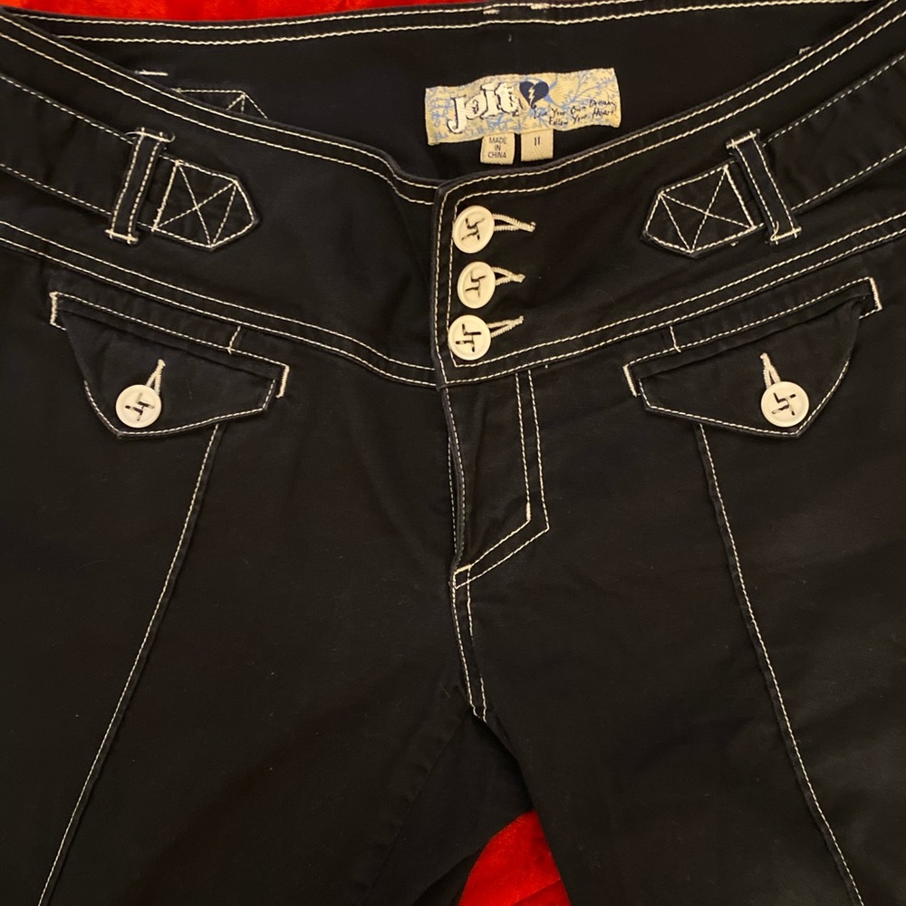 Jolt Dark Blue Capris
